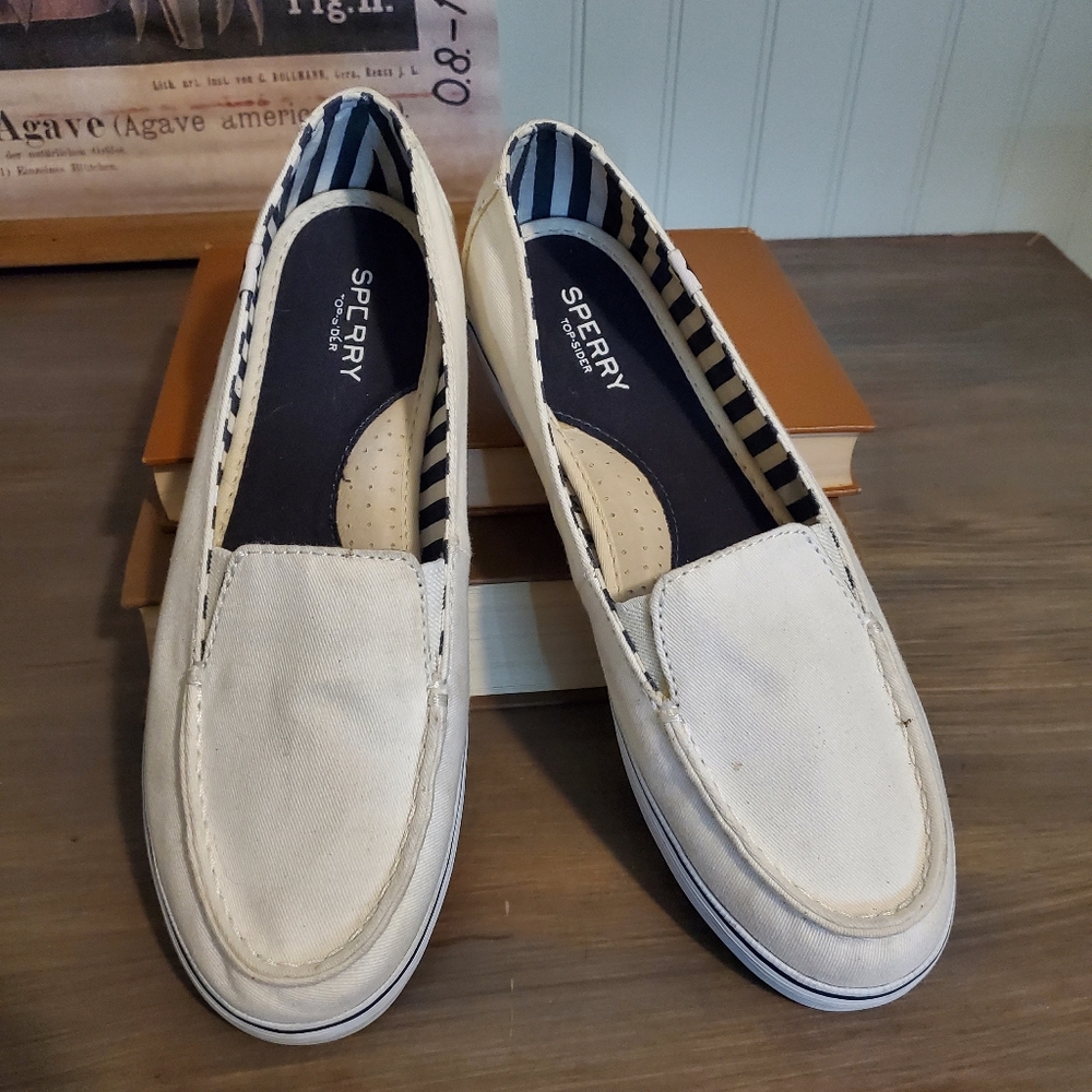 Sperry Topsider Slip On Sneakers Extra Cushioned 8.5